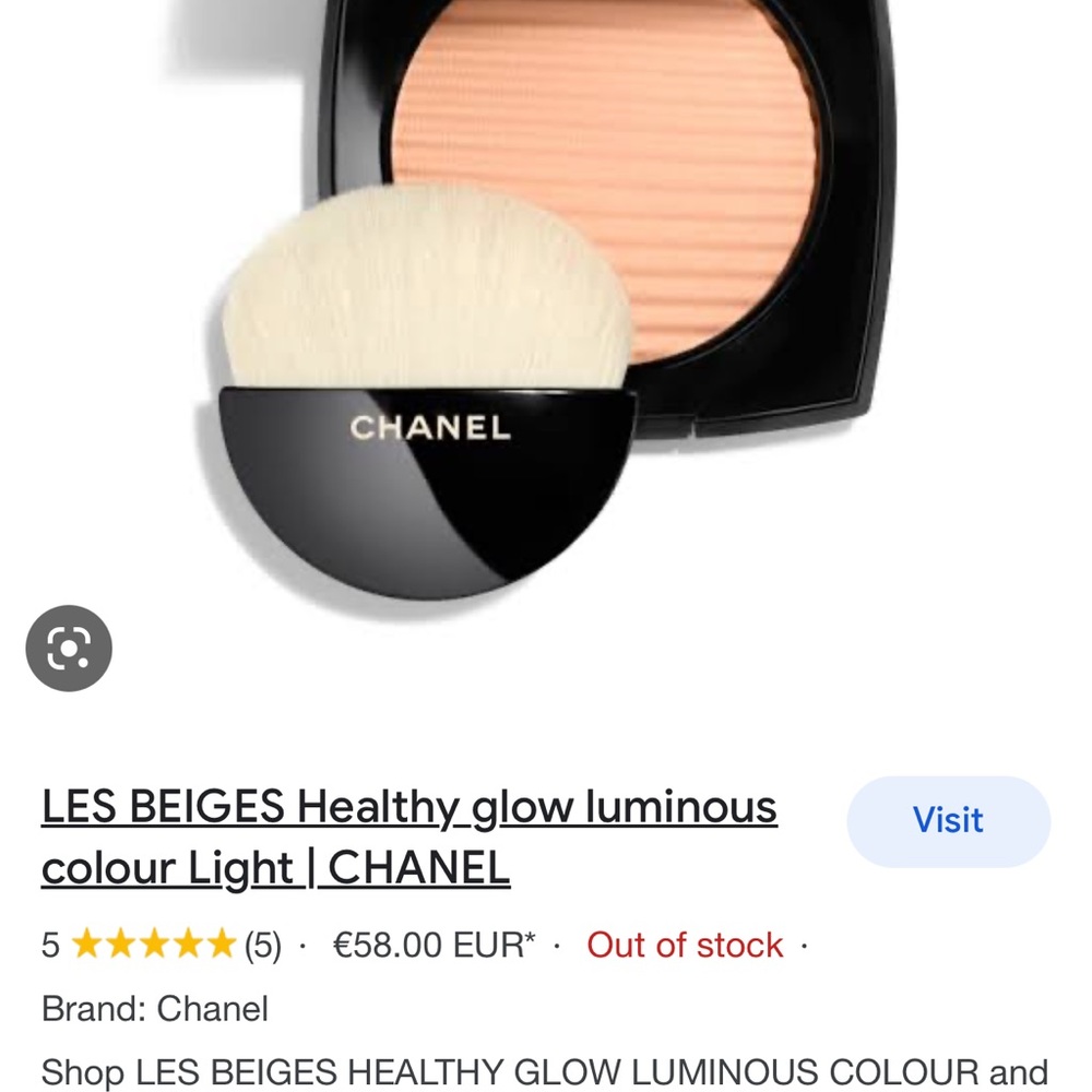 Chanel Les Beiges Healthy Glow Luminous Powder - Picture 8 of 9
